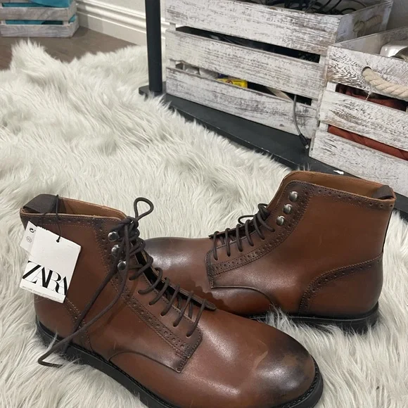 Zara men high boots